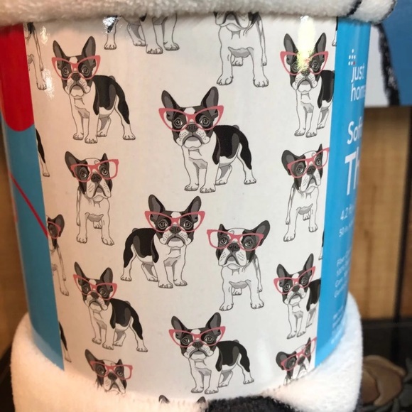 french bulldog throw blanket